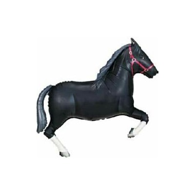 Black Horse 43in. Supershape Foil Balloon Pk 1 (Melbourne Cup)
