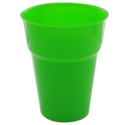 Lime Green Plastic Cups - 285ml Pk25 