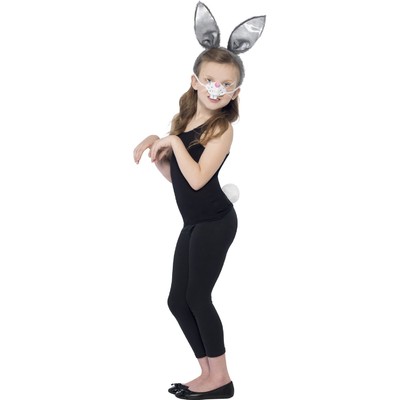 Bunny Child Costume Kit - Ears on Headband, Tail & Nose Pk 1