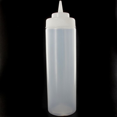 Squeeze Bottle 720ml  Clear (No Cap) Pk 1
