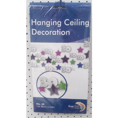 Hanging 30 Ceiling Decoration Pk 1