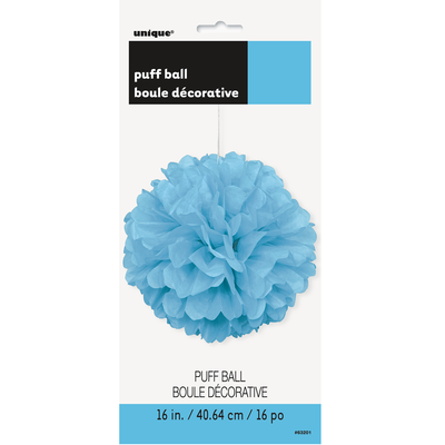 Pale Blue Tissue Paper Pom Pom (40cm) Pk 1