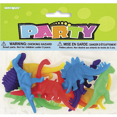 Neon Dinosaurs Party Favours Pk 12 