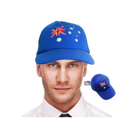Australian Aussie Flag Adult Cap Pk 1
