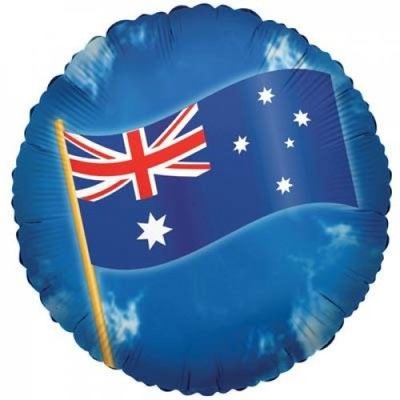 Australia Day Aussie Flag 18in Foil Balloon