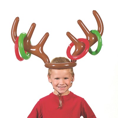 Inflatable Antler Ring Toss Party Game Pk 1