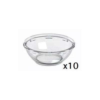 Clear 6cm Small Sauce Bowls (Pk 10) 