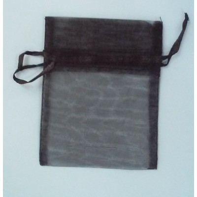 Black Organza Bags (10cmx7.5cm) Pk 12
