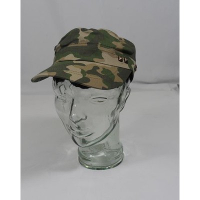 Green Camouflage Army Cap Hat Pk 1