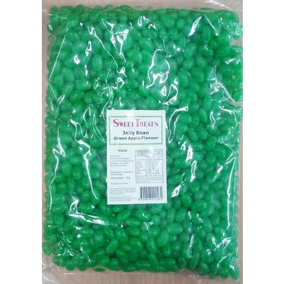 Mini Green Apple Flavour Jelly Beans (1kg) Pk 1