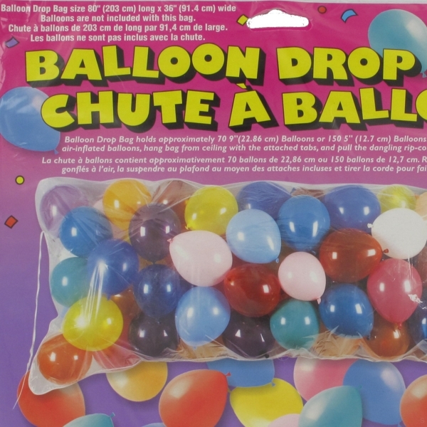 Balloon Drop Bag Pk1 Unique