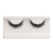 Black False Fake Eyelashes with Diamond Silver Glitter 1 Pair - Adhesive Included alternative view
