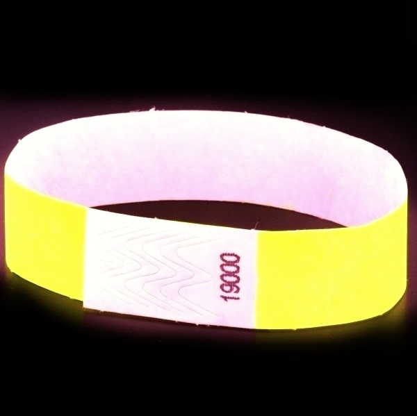 Neon Yellow Wristbands Pk 1000 Bulk Wristbands Buy Online