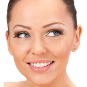 Gold Glitter Fake False Eyelashes 1 Pair - Adhesive Included 14+ alternative view