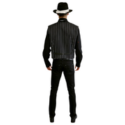 Adult 1920's Pinstripe Gangster Vest - Men's X Large 100% Polyester Costume alternative view