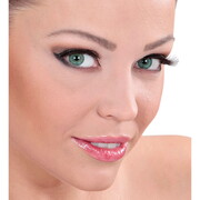Thick Black False Fake Eyelashes 1 Pair - Adhesive Included 14+ alternative view