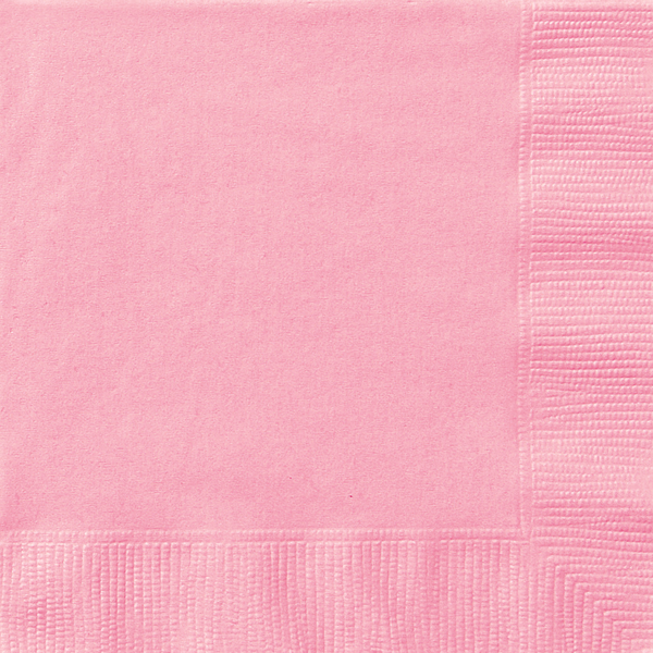 Pink Cocktail Napkins Pk 20 Paper Napkins