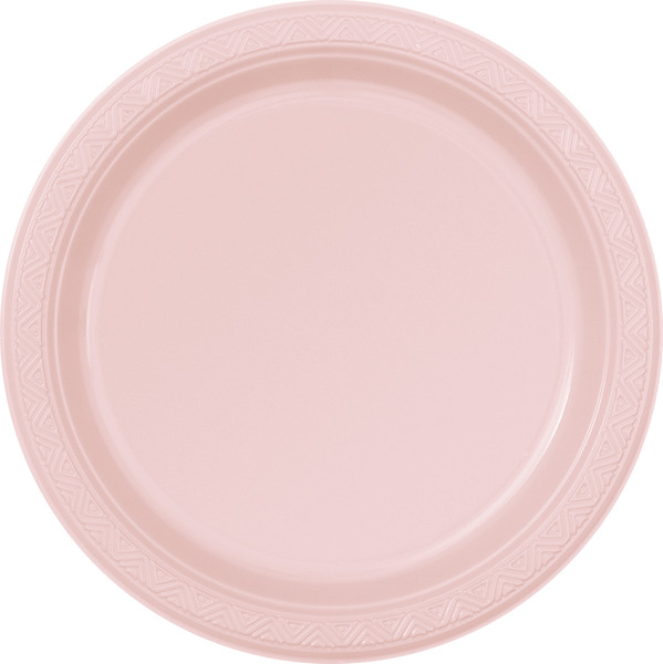 Pastel Pink Plates (178mm) Pk 12 Plastic Plates Buy Online
