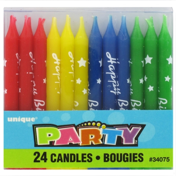 Candles Happy Birthday Script Pk24 Unique