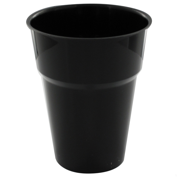 Black Plastic Cups 285ml Pk25 9310720851587 eBay