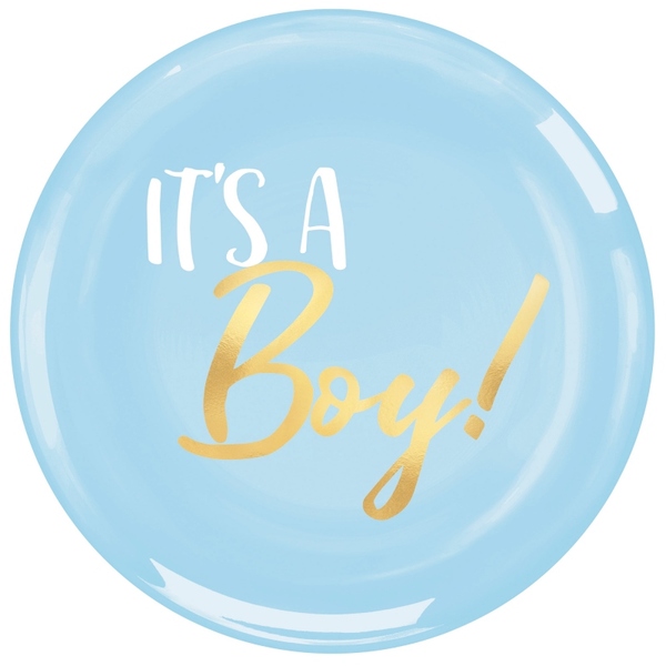 its a boy plates