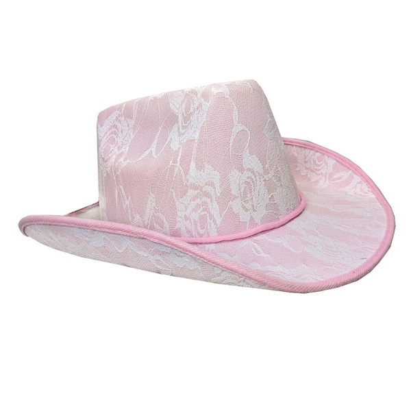 Pink Lace Festival Cowboy Hat | Shop 10 