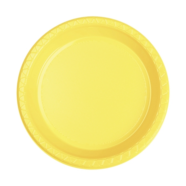 Yellow Plastic Plates Plastic Party Plates