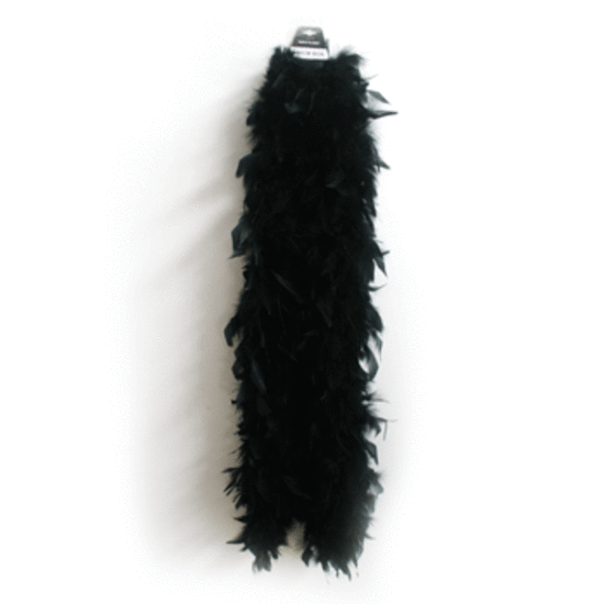 Black Feather Boa (1.5m) Pk 1 - Feather Boas - Buy Online