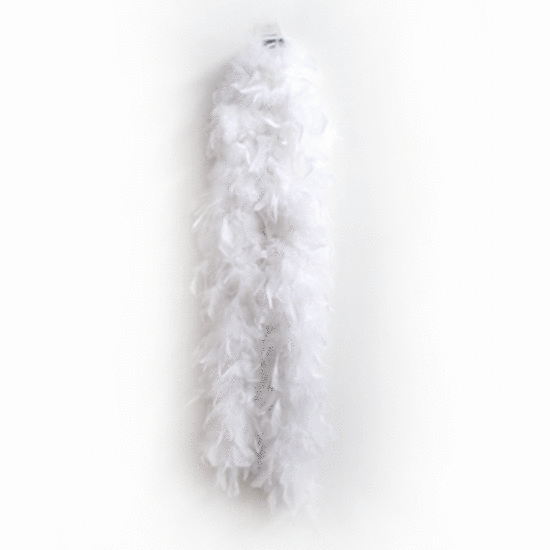 White Feather Boa (1.5m) Pk 1 Feather Boas Buy Online