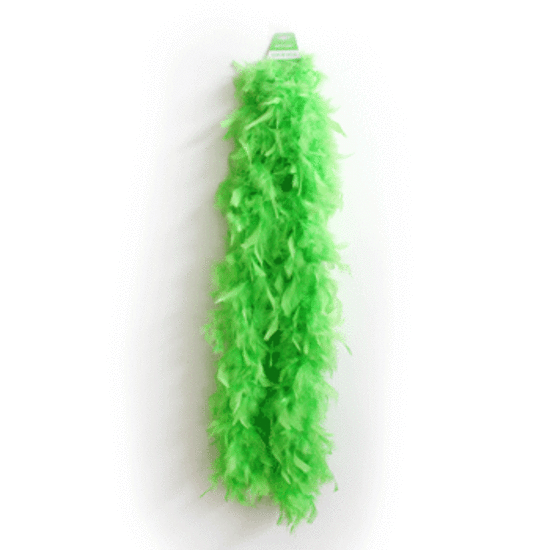 Green Feather Boa (1.5m) Pk 1 Feather Boas Buy Online