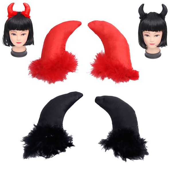 Devil Horns Hair Clips Halloween Costumes