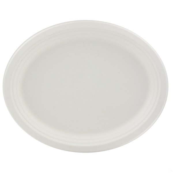 Large White Oval Paper Plates Pk250 Paper Plates
