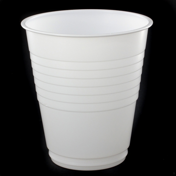 White Plastic Cups 200ml Pk 50