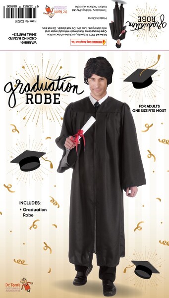Demo Graduation Cap, Gown, and Tassel in Black | GraduationSource