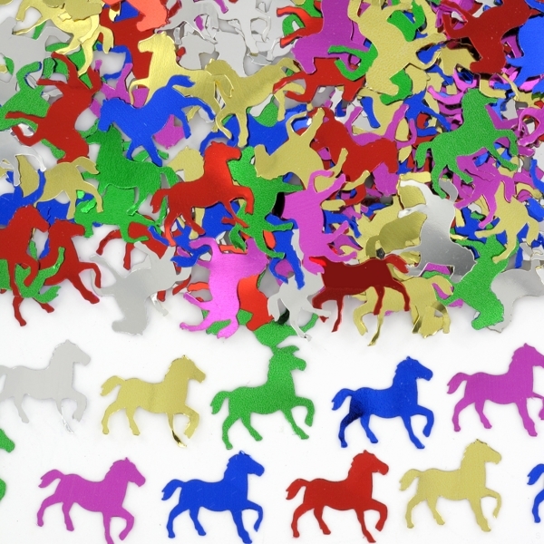 Multi Horses Confetti 25gm Pk 1 Contents Giftware
