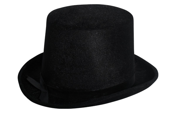 Black Lincoln Hat - Costume Hats - Shindigs.com.au