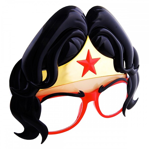 Wonder Woman Sunstache Glasses Superhero costumes and accessories