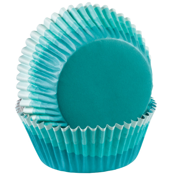Teal Cupcake Cases Pk 36 Cupcake Cases