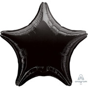 Black Star 19in. Standard Foil Balloon Pk 1