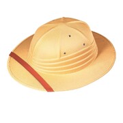 Fabric Jungle Safari Explorer Pith Helmet Costume Hat | Safari Explorer Fancy Dress for Adults & Kids