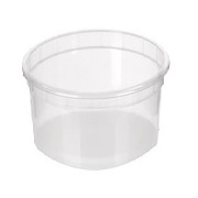 Clear Round BetaEco 120ml PP Portion Containers (Pk 100)
