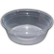 Clear Round 225ml PET Deli Food Containers (Pk 1000)