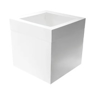 White Tall Square Cake Box 16in x 16in x 12in (Pk 1)