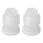 Cake Decorating Standard Coupler Set Pack of 2 | Reusable Piping Tip Adapter
