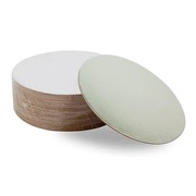 Silver Round Compressed Cake Board (14in) Pk 25