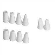 Cake Decorating Icing Tip Mixed Nozzle Set Pk 10