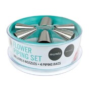 Mondo Flower Piping Icing Tip Set Cake Decorating