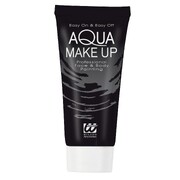 Black Aqua Make-Up Face & Body Paint 30ml Tube | Professional Water-Based Costume Makeup