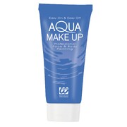 Blue Aqua Make-Up Face & Body Paint 30ml Tube | Professional Water-Based Costume Makeup
