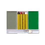 Zombie Make Up Kit Grey & Green Face Paint with Colour Sticks | Halloween Costume Makeup
